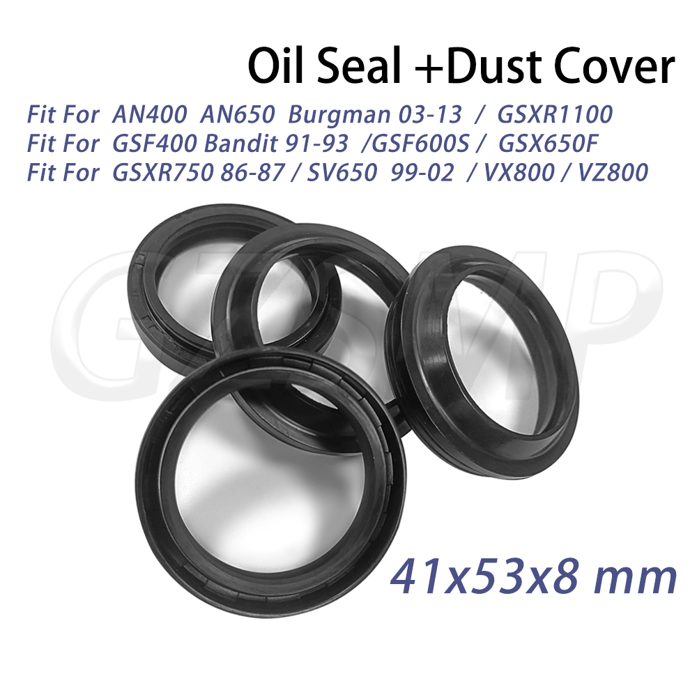 Motorcycle Oil Filter - 41x53x8 Сальник передней вилки мотоцикла, пылезащитный