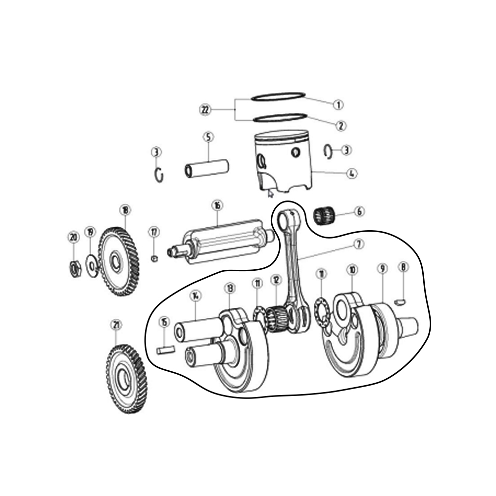 Шатун коленчатого вала мотоцик – обзор и цена Motorcycle Crankshaft